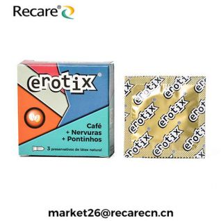Dotted Ribbed Condoms OEM Extra Textured Contour